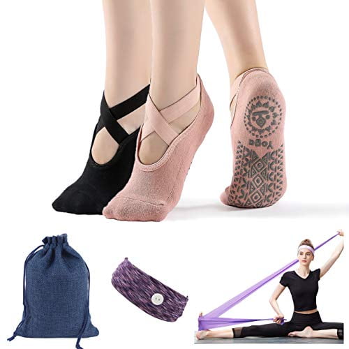 1 Pair Yoga Socks For Women Non Slip Socks with Grips Barre Socks Pilates Socks 1 Pair Yoga Socks For Women Non Slip Socks with Grips Barre Socks Pilates Socks